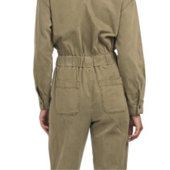 Young Fabulous & Broke Long Sleeve Jumpsuit in Pine Green Size S - Picture 15 of 15